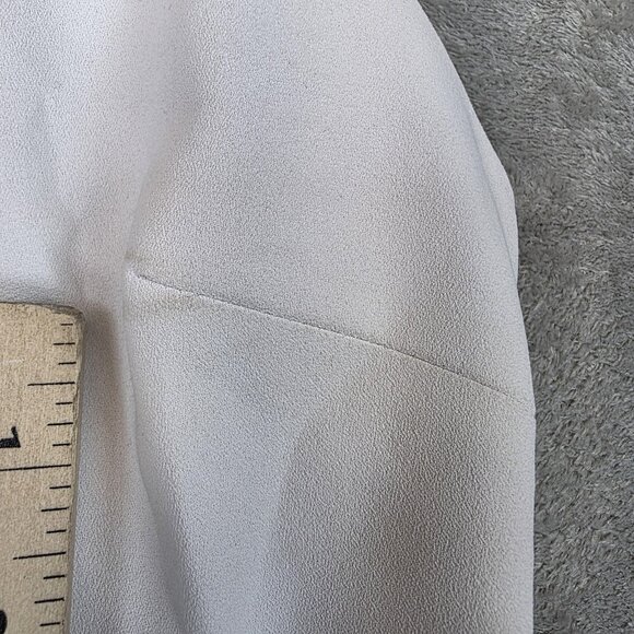 Alice + Olivia Dress Womens 4 Black White High Low Maxi Gown Colorblock Formal - Picture 4 of 16